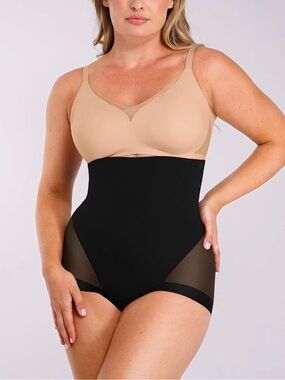 New Shapellx High-Waist Black Shapewear Briefs XL